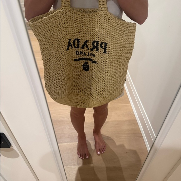 Prada Milano Woven Tote Bag - Picture 6 of 8